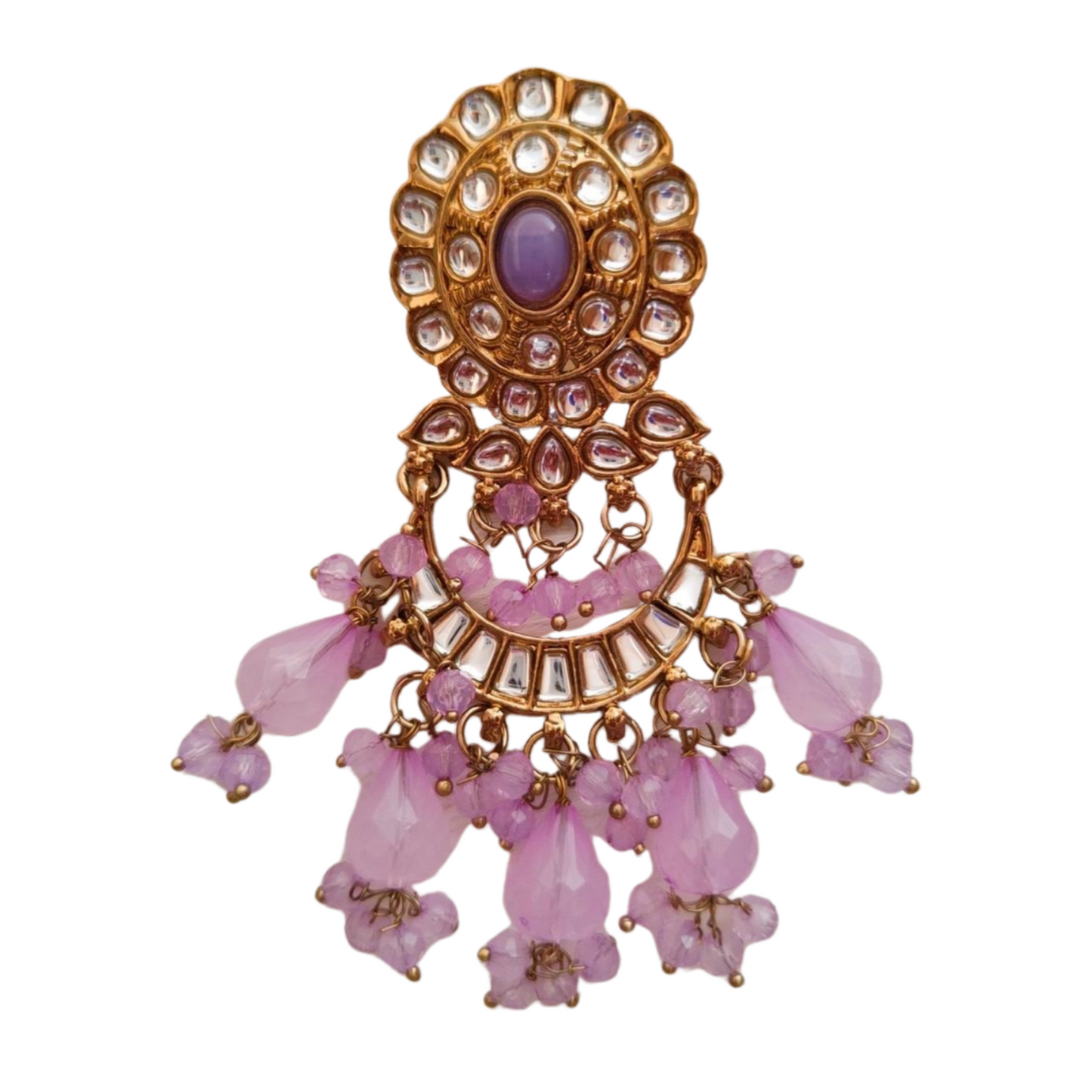 Barkha Earring Ethenic Wear for Every Festive Occasion [Lavender Color Single]