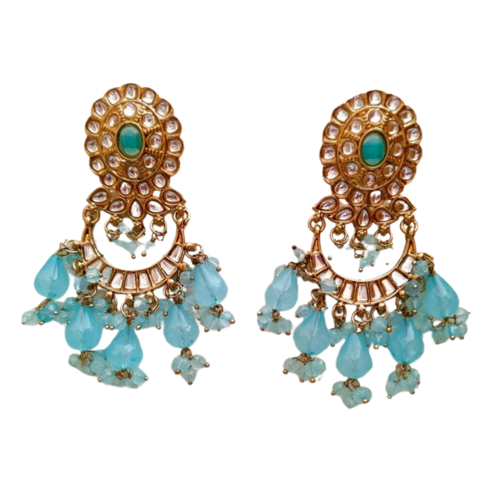 Barkha Earring Ethenic Wear for Every Festive Occasion [Sky Blue Color ]