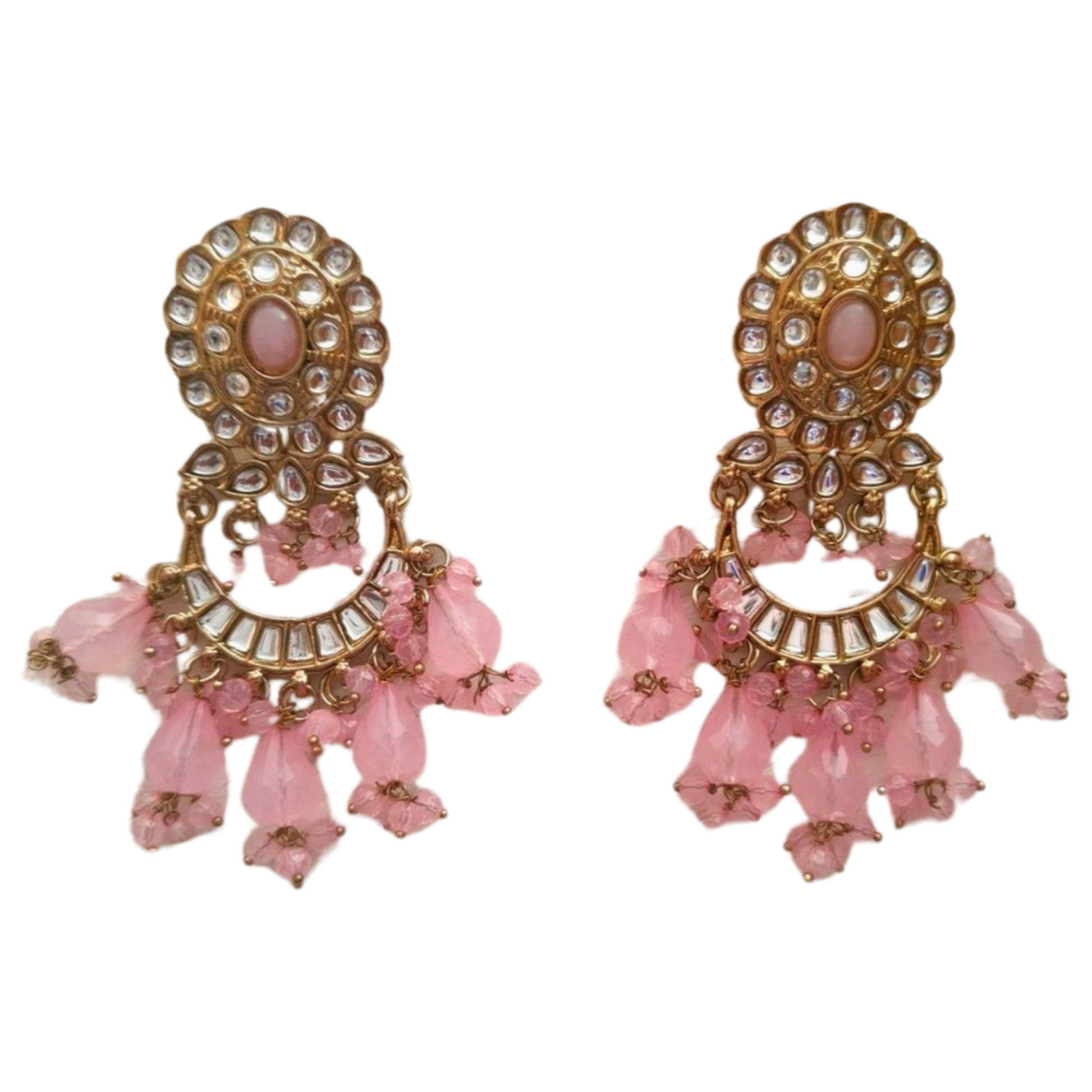 Barkha Earring Ethenic Wear for Every Festive Occasion [Light Pink Color ]