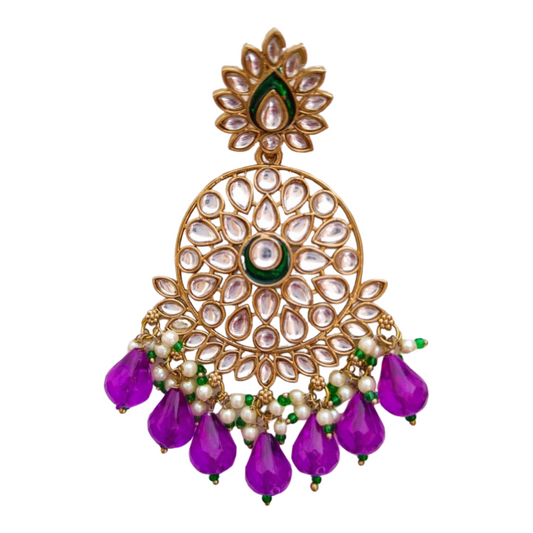 Preeta Ethenic Wear for Every Festive Occasion [Purple Color Single]