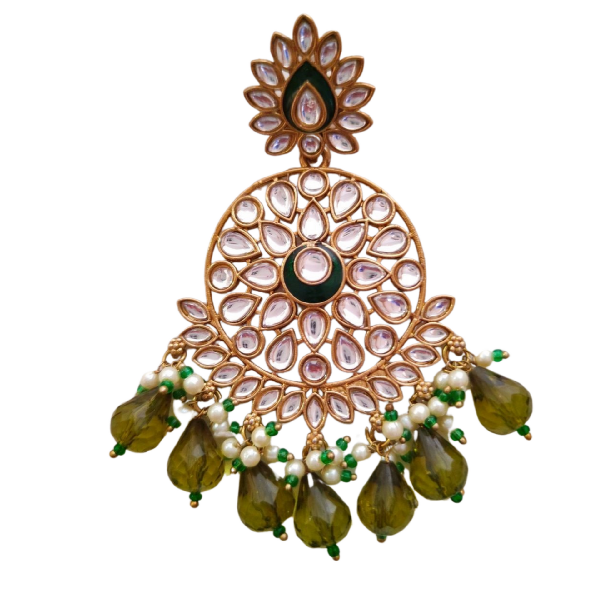 Preeta Ethenic Wear for Every Festive Occasion [Olive Green Color Single]